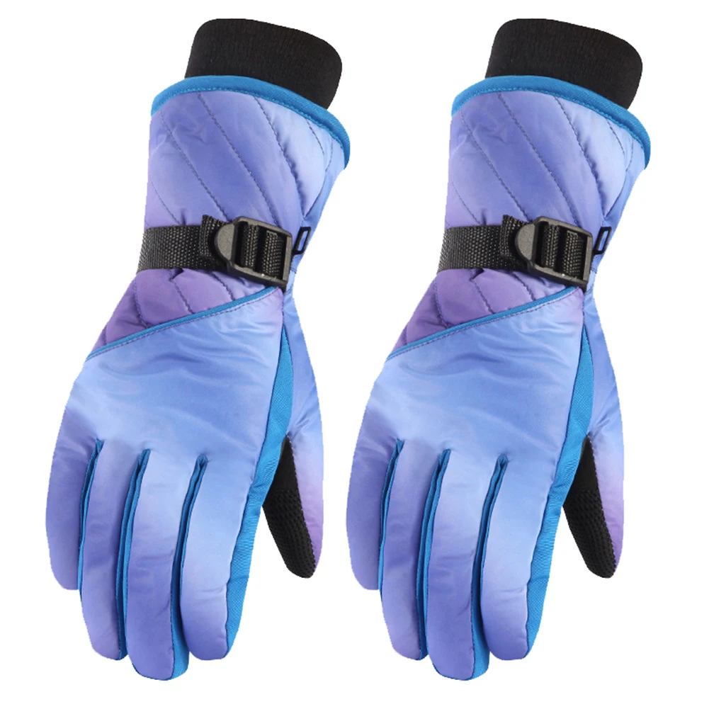 Уличные зимние женские перчатки с сенсорным экраном теплые водонепроницаемые ветрозащитные зимние варежки