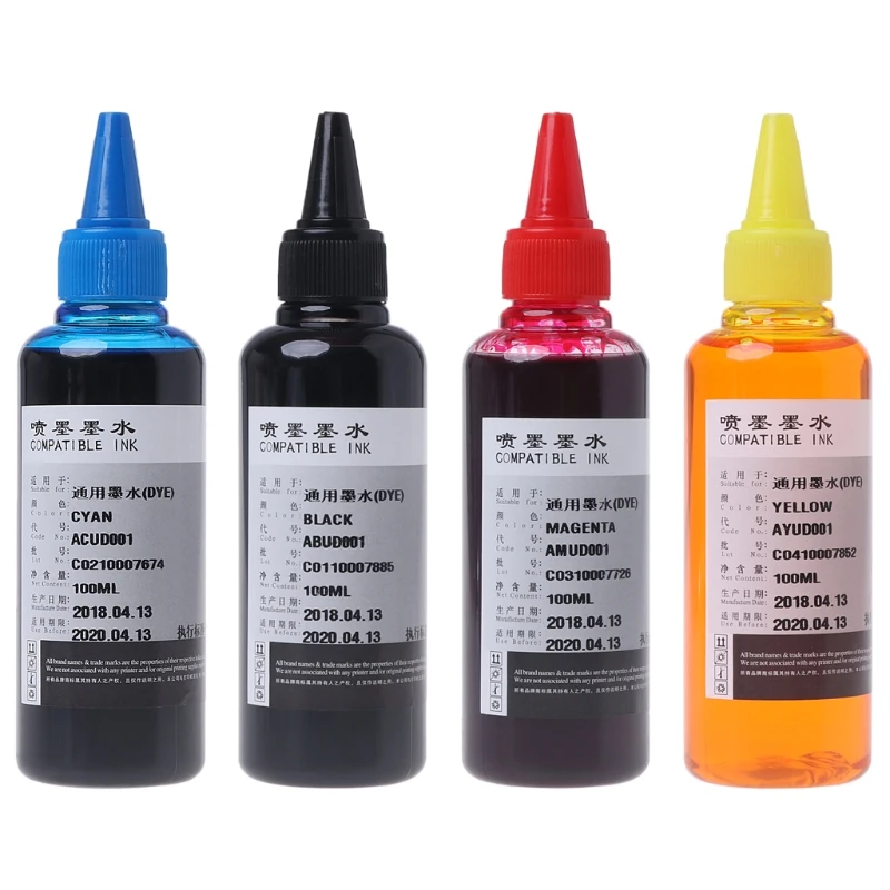 

100ml Universal Dye Ink Compatible For Brother For HP For CANON All Inkjet Print