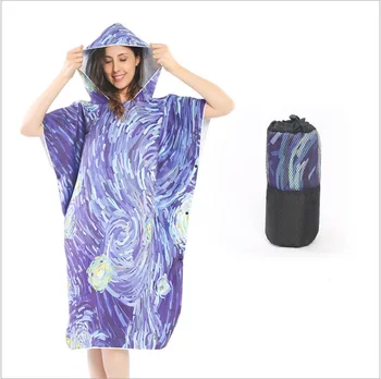 

New quick drying colorful print beach cover ups Bathing Towel bikini swimsuit bathing suit cover up beachwear