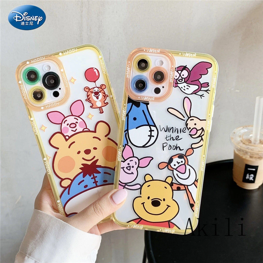 Blind Wijzigingen van Berg Originele Disney Winnie De Pooh Siliconen Luxe Cartoon Telefoon Case Voor  Apple Iphone 13 12 Pro Shockproof Case Cover zz1202|Phone Case & Covers| -  AliExpress