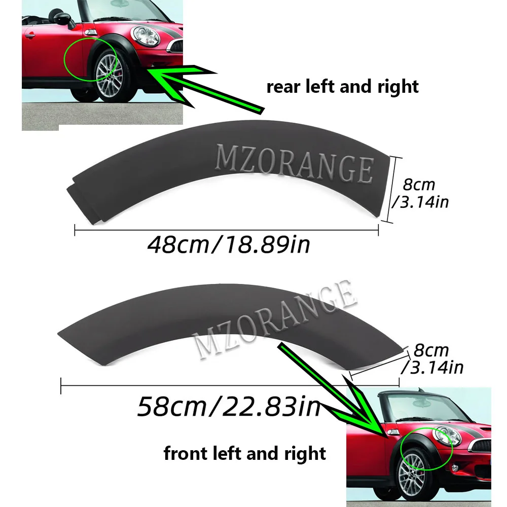 Passaruota 3 M Gomma Allargamento Listelli Di Protezione - Foto 2