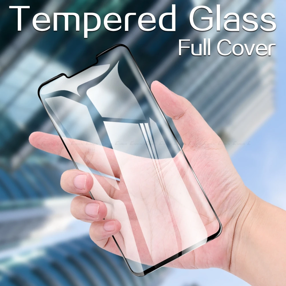 

Full Cover Glass For LG G8 G7 G6 Q8 Q7 Q60 Q6 Plus V40 V50 ThinQ 5G W10 W30 Screen Protector Tempered Glass Protective Film