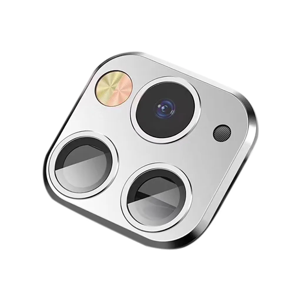 For iPhone X XS MAX Camera Change To Fake iPhone 11 Pro Max Camera Lens Seconds Change Protector Ring Cover Metal Lens Screen #B