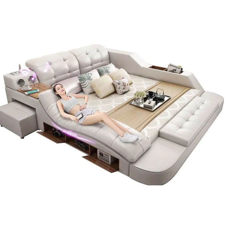 Современная мебель для спальни кожаная массажная кровать