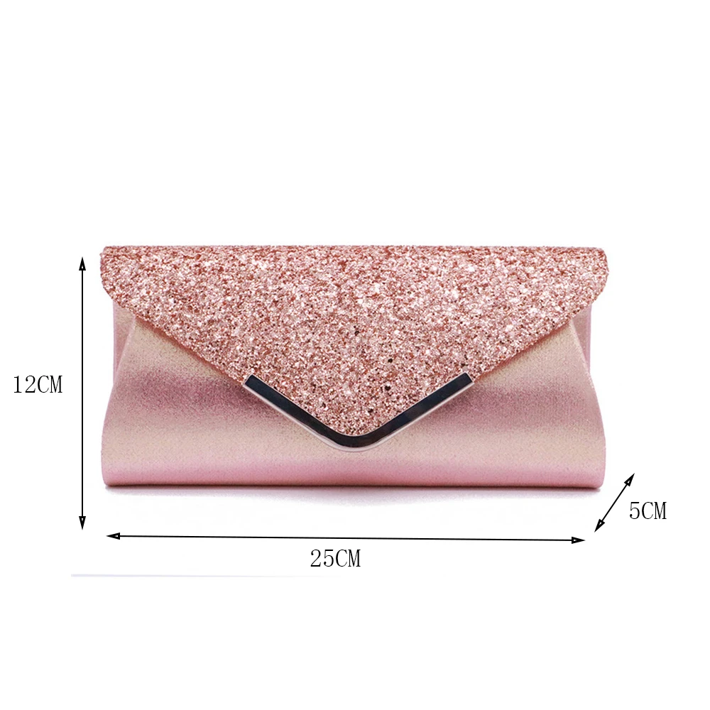 Wedding Party Women Glitter Shimmer Clutch Bag Wedding Party Women Glitter Shimmer Clutch Bag