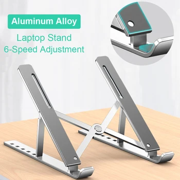 

Portable Foldable Laptop Stand Ergonomic Adjustable Aluminum Laptop Holder For MacBook Air Pro 10-17inch Notebook Support