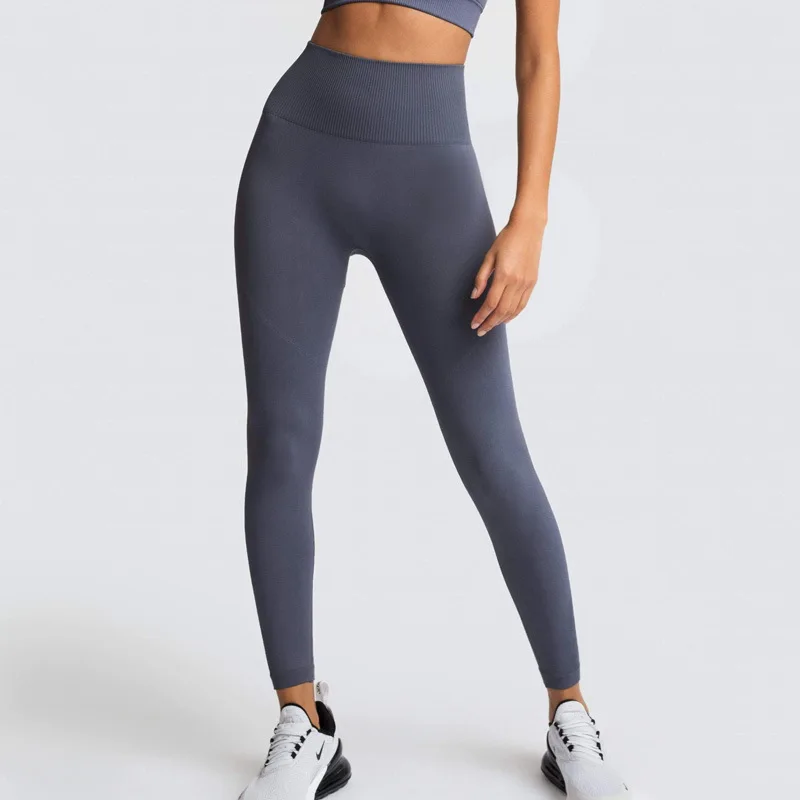 Workout Clothes For Women 7 Colors Seamless Yoga Set Sportwear Gym Set Long Sleeve Crop Top High Waist Sport Leggings Academic