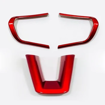 

for Mazda 3 Cx-30 2019 2020 Carbon Fiber Steering Wheel Frame Cover Moulding Car Interior Accessories