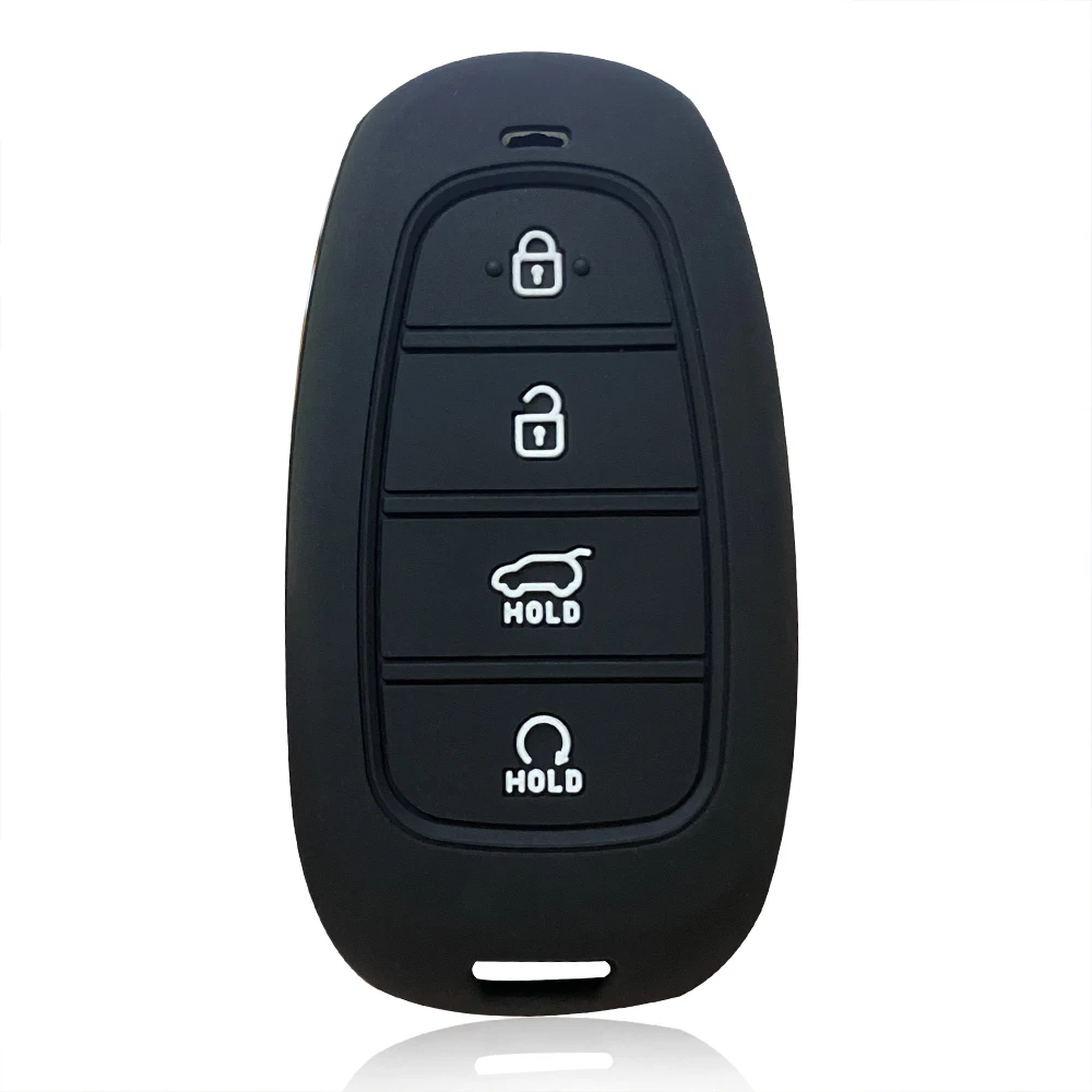 Silicone Car Key Case Cover for Hyundai Santa Fe Tucson NEXO NX4 Atos Prime Solaris i30 Remote Smart Car Accessories key case key case cover car key shell