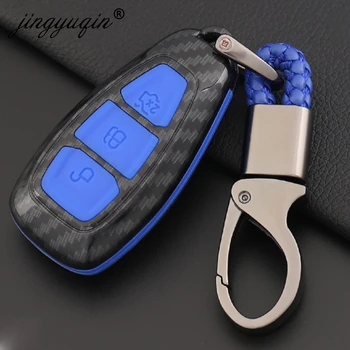 10x fibra di carbonio Siliccone Duable Protect per Ford Fiesta Focus 3 4 Mondeo Ecosport Kuga Focus ST Car Smart Remote Key Case Fob 2 10x fibra di carbonio Siliccone Duable Protect per Ford Fiesta Focus 3 4 Mondeo Ecosport Kuga Focus ST Car Smart Remote Key Case Fob - 10x fibra di carbonio Siliccone Duable Protect per Ford Fiesta Focus 3 4 Mondeo Ecosport