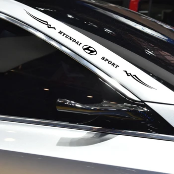 

1pc Car Reflective Laser Vinyl Sticker Decals Car Styling for Hyundai Santa Fe Sonata Solaris Azera Creta I30 Ix25 Tucson IX35