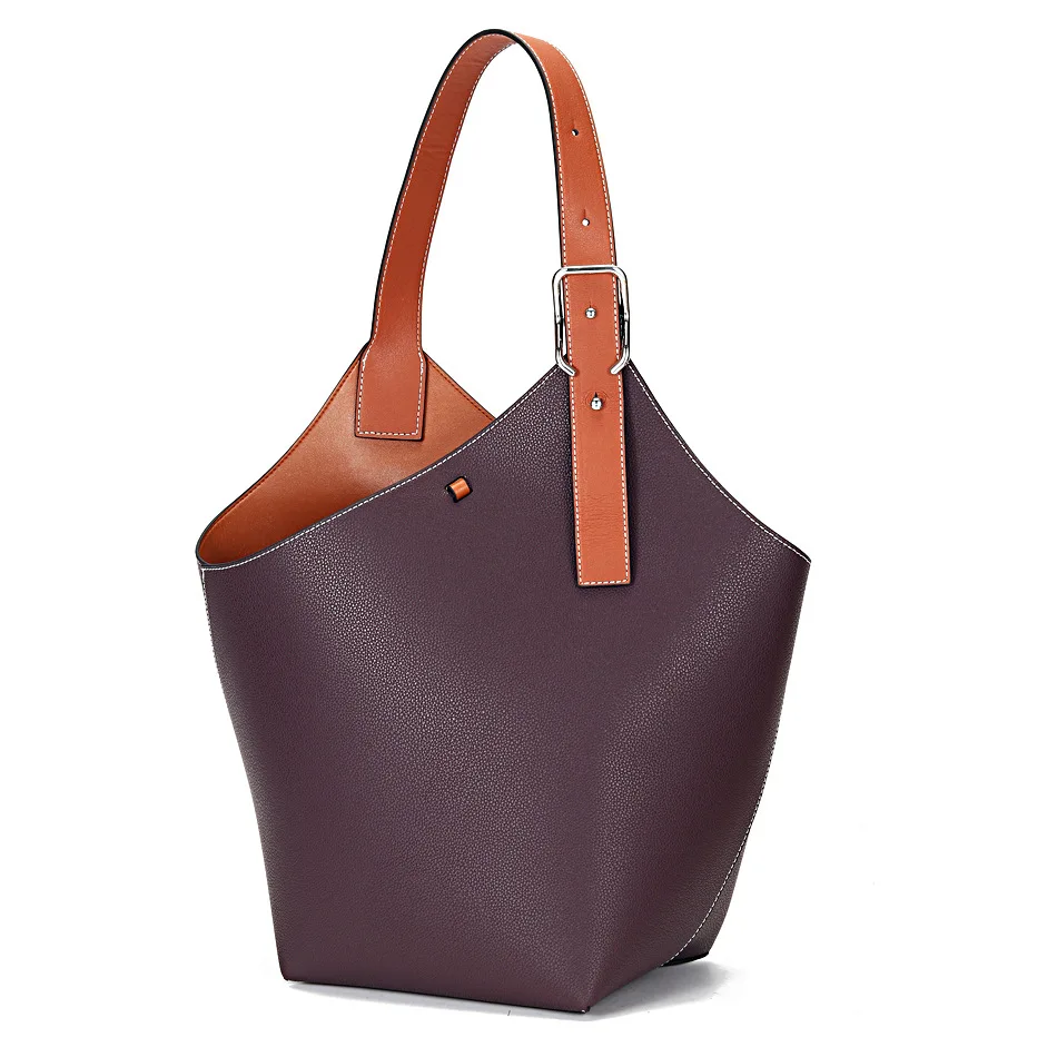 Сумка-мешок женская тренд европейский и американский стиль кожаные сумки высококачественная ручная Сумочка Большая вместительная сумка через плечо