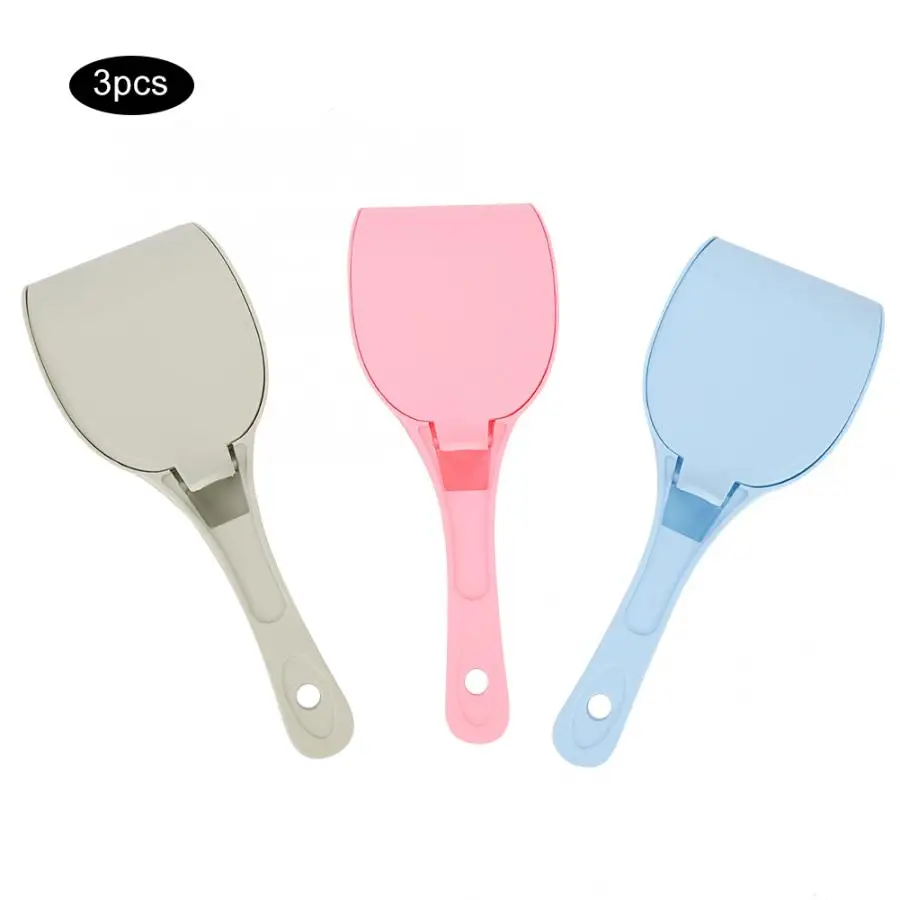 

3 PCS Plastic Pet Cat Litter Shovel Scoop Sift with Lid Cleaning Tool Cats Toilet Training Kit Sand Box for Cat