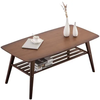 

Japanese-style coffee table small apartment low table living room Nan bamboo Nordic coffee table simple household tea table