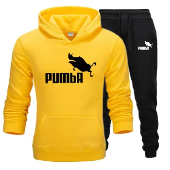 

2019 new sports suit hoodie men's casual cotton autumn and winter warm sports shirt street hip hop hot Sets Sporting suit