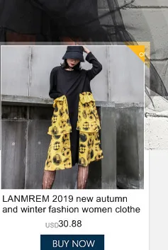 LANMREM новая осенне-зимняя модная женская одежда с капюшоном, полосатые чернила, с принтом, рукава летучая мышь, платье с молнией WJ31908