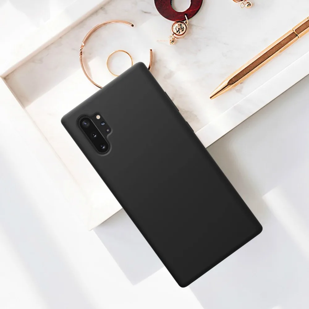 Для samsung Galaxy Note 10 чехол NILLKIN жидкий Гладкий силиконовый чехол для Galaxy Note 10 plus чехол Роскошные Защитные Сумки