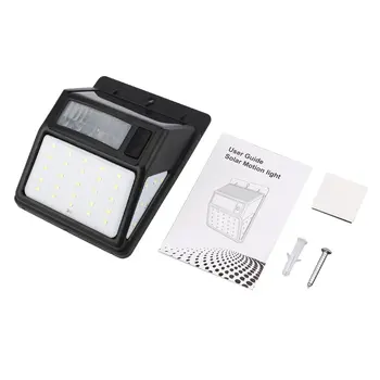 

Waterproof 35LEDs Solar Powered Motion Sensor Wall-mounted Light with Wide Lighting Area Wireless Outdoor Security Lights