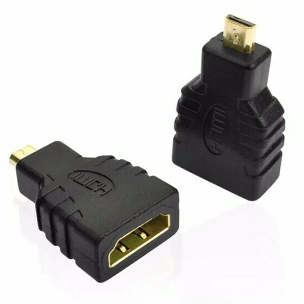 Micro-HDMI to HDMI Adapter Gold-Plated 1080P Micro HDMI Male To Standard HDMI For Raspberry Pi 4 Model B model