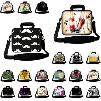 

For Macbook Acer Sony Lenovo Neoprene 10 12 13 14 15 17 15.6 13.3 11.6 10.1 Notebook Chromebook Shoulder Strap Messenger Handbag