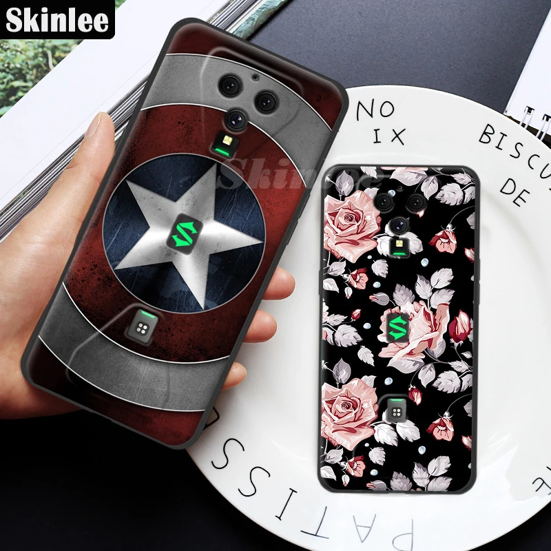 Мягкий чехол Skinlee для Black Shark 3S All защитный с мультяшным рисунком собаки геймпад
