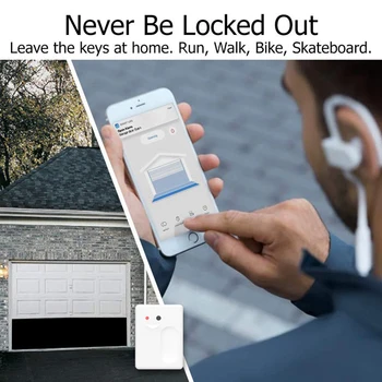 

Wireless WiFi Garage Door Opener Voice Control Smart Gate Door Controller