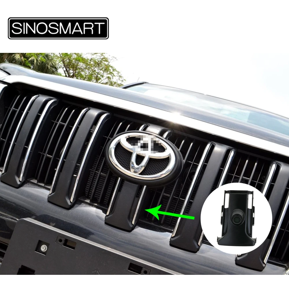 Высококачественная автомобильная парковочная специальная камера SINOSMART для Toyota Prado 2010, установка под логотипом автомобиля