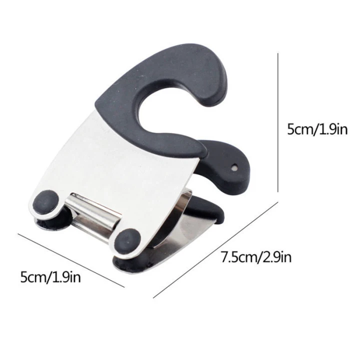 Stainless Steel Pot Side Clips Anti-scalding Spoon Holder Kitchen Gadgets K888