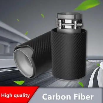 

Universal Carbon Fiber Exhaust tips For BMW M Performance exhaust pipe Muffler tips Glossy and Matt Carbon