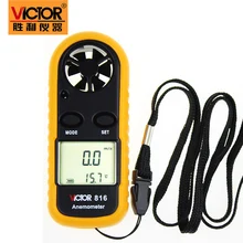 VICTOR 816 VC816 Мини-тест скорости и температуры ветромер