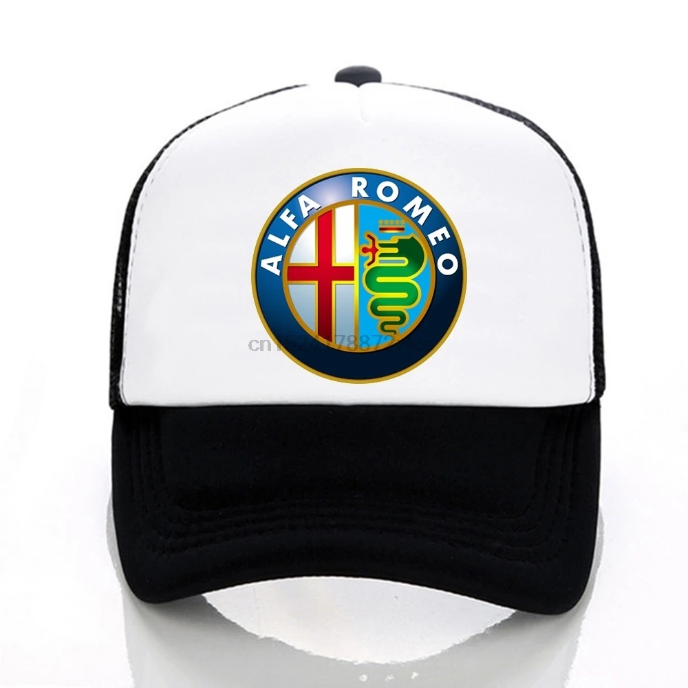 Alfa Romeo бейсболка с принтом модная унисекс Кепка для гольфа летняя бейсболка с сеточкой и регулируемым ремешком Кепка
