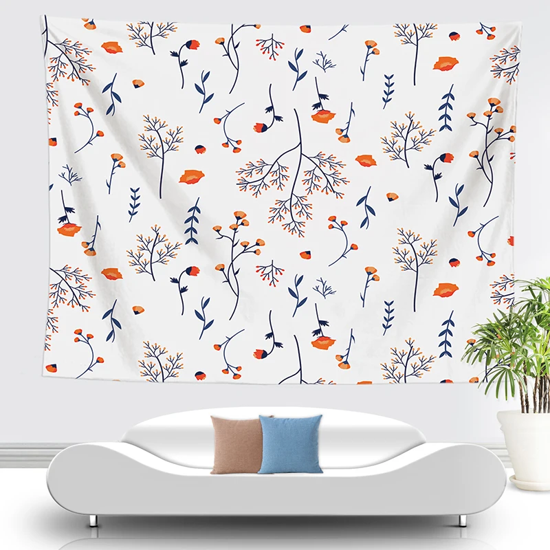 1083 Цветок девушка гобелен домашний декоративный dorm drap mur decoracion сравнению стены ковер Настенный декор - Цвет: 1083