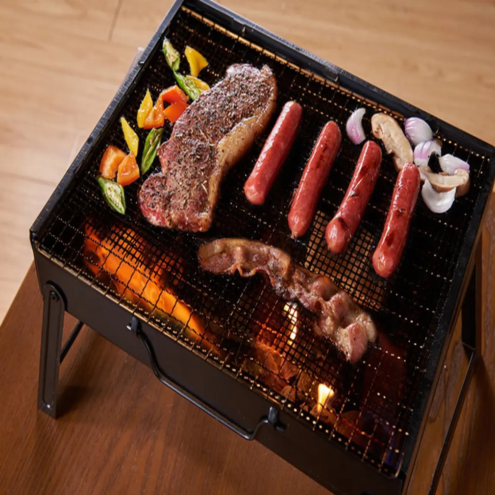 

1Pcs Reusable Non-Stick Bbq Grill Mat Pad Baking Sheet Meshes Portable Outdoor Picnic Cooking Barbecue Tools