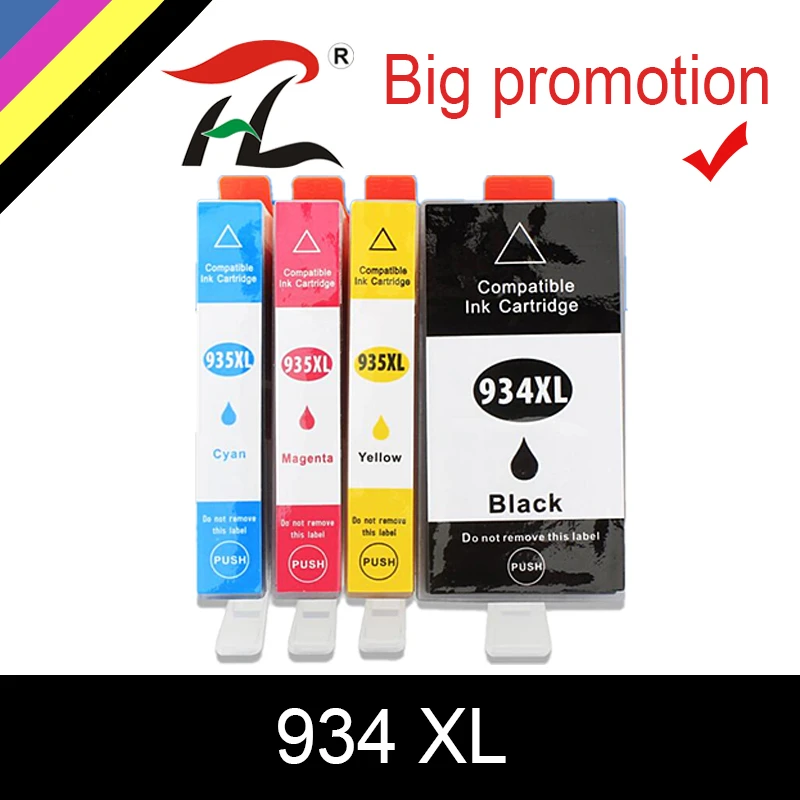 HTL совместимые картриджи для HP934XL HP934 934XL 934 XL HP935XL HP935 Officejet Pro 6812 6830 6815 6835 струйный