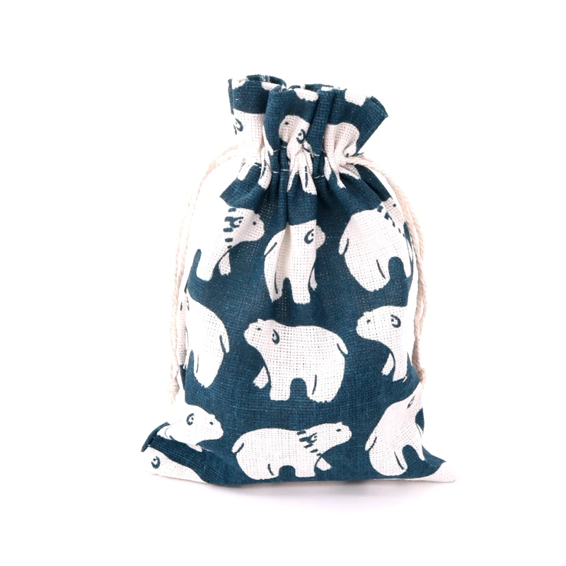 Sac Tibetain Ours Polaire Bleu 13x18cm 10 Pieces Motif Mignon Dessin Anime Bebe Sac Cadeau Pour Bijoux Accessoires D Emballage Sac A Cordon Aliexpress