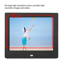 Марко цифровой de fotos 8 дюймов HD многофункциональная цифровая фоторамка Wifi музыкальный видеоплеер подарок