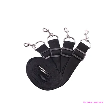 Sex Tools for BDSM Bondage Restraint Adult S&M Fetish Games Set Vibrator Handcuffs Ankle Bed Toys Kits for Couples 3