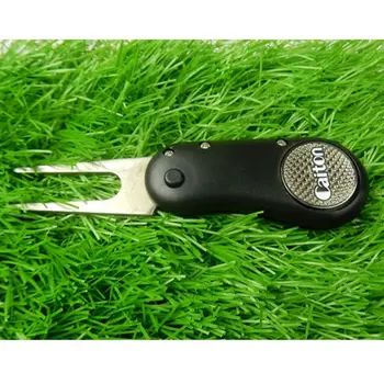 

Portable Folding Detachable Ball Training Pitch Cleaner Pitchfork Golf Divot Repair Tool durable Putting Green Fork Golf Stuff