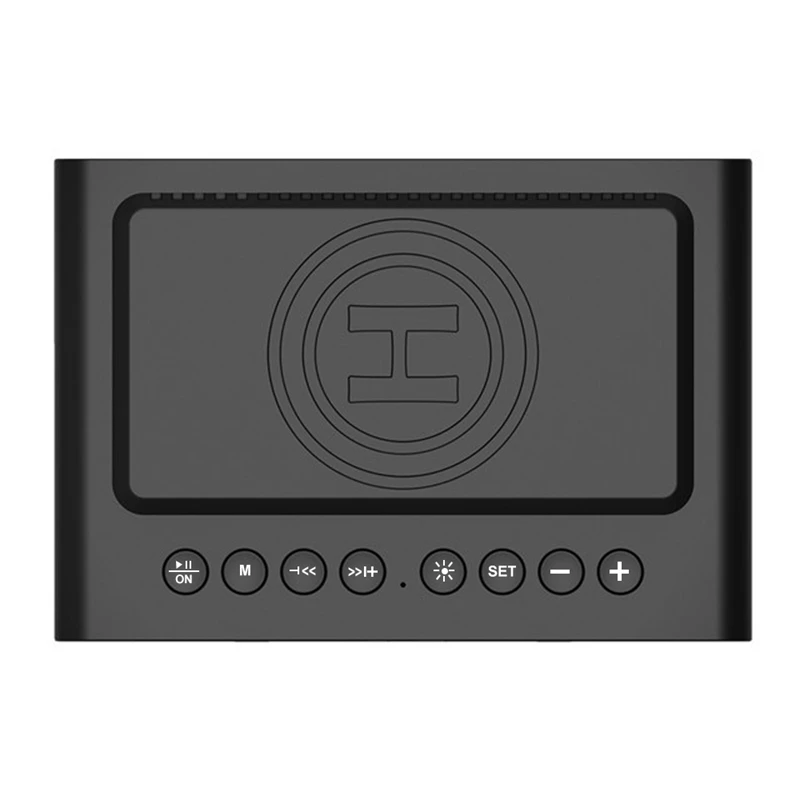 Bt 508 Беспроводные Bluetooth 5 0 колонки время Sn дисплей двойной Рог Сабвуфер Будильник