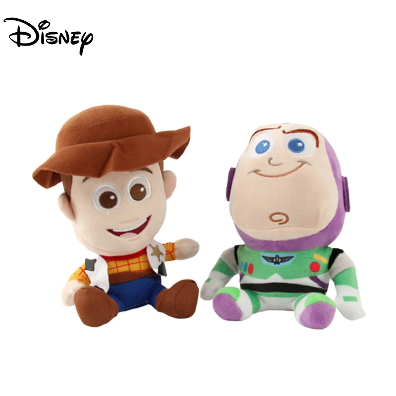 20cm Toy Story Buzz Lightyear Woody PP Cotton Soft Plush Toys Dolls Disney Cartoon Movie Stuffed Toys Dolls for Child Kids Gifts