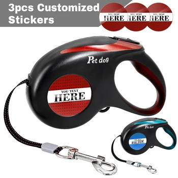 

5m Retractable Dog Leash Custom Nylon Reflective Dog Leash Automatic Extending Pet Puppy Leash For Small Dogs Lead Pet Products