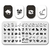For Nail Stamp MouTeen051 Constellatory Star Nail Stamping Plates Manicure Set For Nail Art Stamper 2