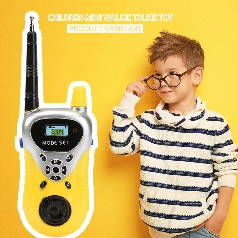 2 шт Walkie Talkie Игрушки с дистанционным вызовом портативная рация ролевые игры дом родитель-ребенок интерактивные Детские Обучающие анальные игрушки