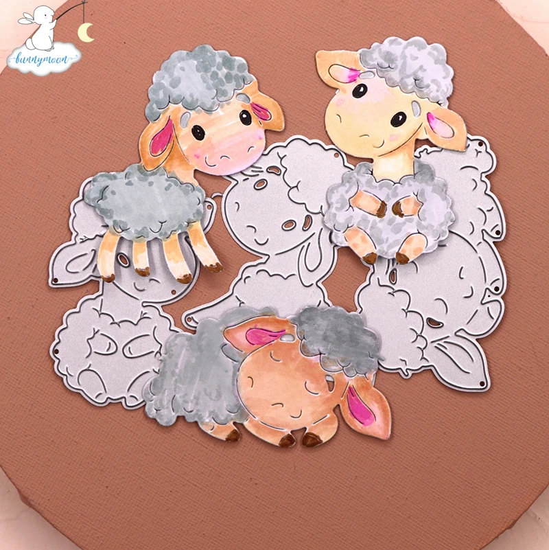 Новинка 2020 металлические штампы и Bunnymoon трафареты для скрапбукинга | Дом сад