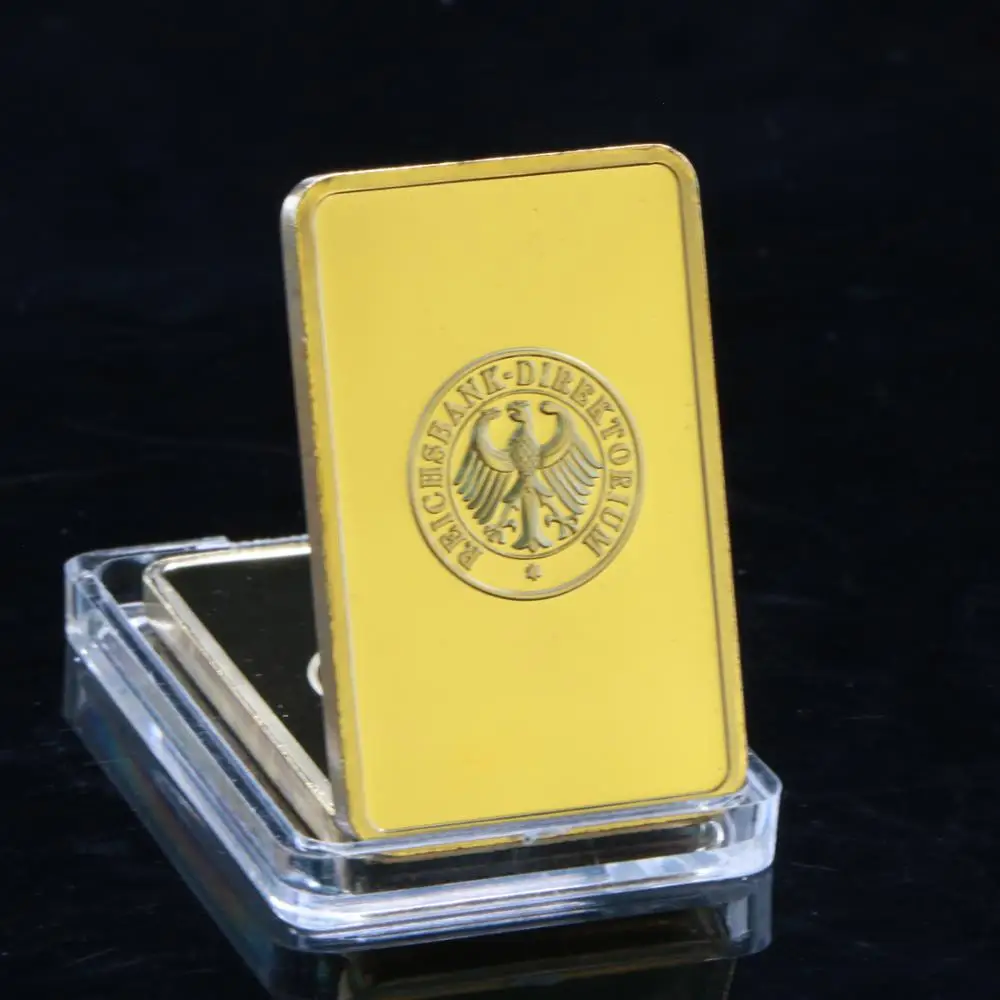 German Gold Bullion Bar Deutsche Reichsbank 1 OZ Eagle Cross Bar/Coin Collectable gold bar