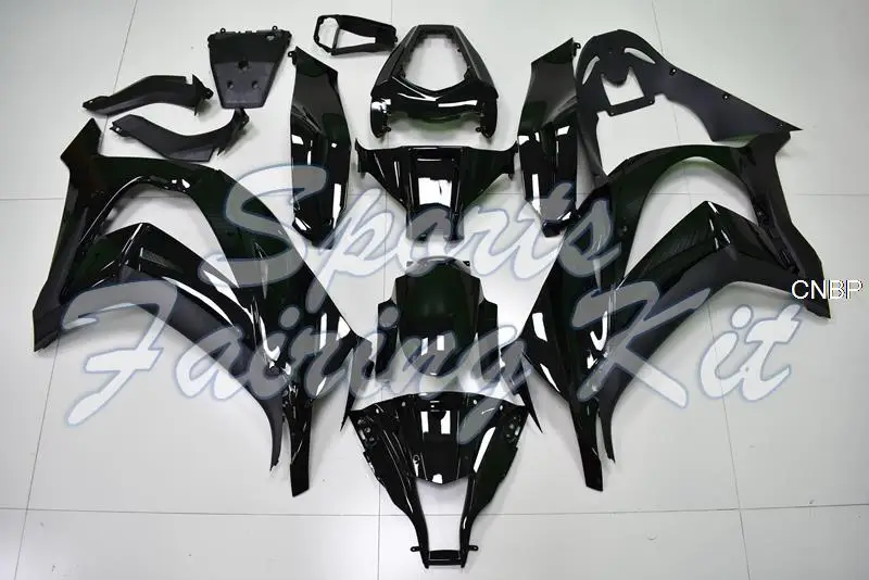 Пластиковые обтекатели для Ninja ZX 10r 2011 - 2015 черный обтекатель из АБС-пластика Kawasaki