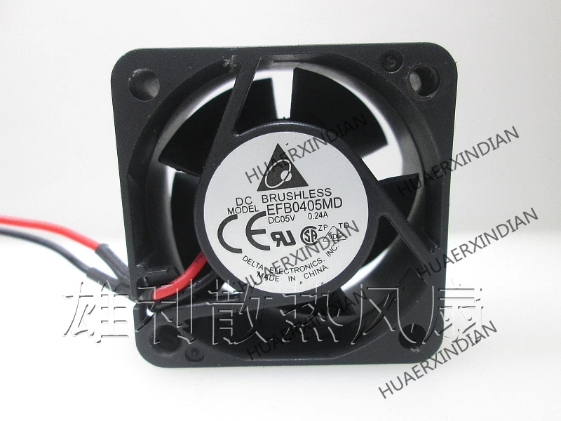 

Original NEW EFB0405MD 5V 0.24A 4CM 4020 2wire 40*40*20MM Motor protection cooling Fan high quality