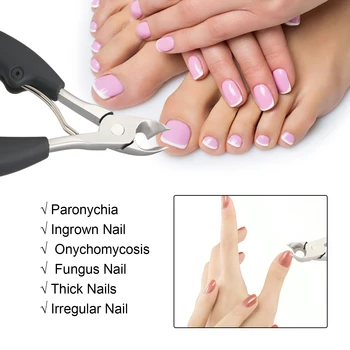 

4PCS Toenail Clippers with Storage Box Strong Big Nail Scissors Nippers Clippers for Thick Ingrown Hard Toe Nail Fingernail