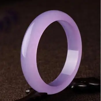

Zheru jewelry natural jade purple 54-64mm bracelet elegant princess jewelry best gift