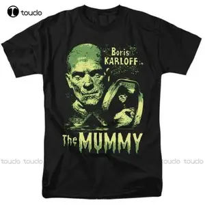 The Mummy Boris Karloff T-Shirt Unisex Tee Men Women Retro Vintage Cotton Tee Shirt S-5Xl